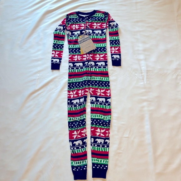 Lazy One Christmas Pajamas | Kid Flapjack Sweater Bear - Picture 3 of 9